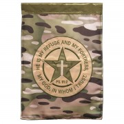 2pk -Flag Psalm 91:2 Polyester 13x18 - (Pack of 2)