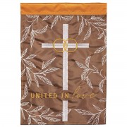 2pk -Flag United In Love Polyester 13x18 - (Pack of 2)