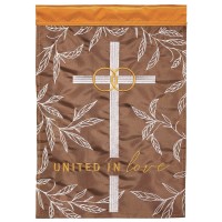2pk -Flag United In Love Polyester 13x18 - (Pack of 2)