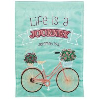 2pk -Flag Life Is Jer 29:11 Polyester 13x18 - (Pack of 2)