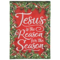 2pk -Flag Jesus Is The Reason Polyester 13x18 - (Pack of 2)