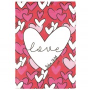 2pk -Flag Hearts Love John 3:16 13x18 - (Pack of 2) 2pk -Flag Hearts Love John 3:16 13x18 - (Pack of 2)
