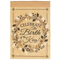 2pk -Flag Celebrate The Birth Applique 13x18 - (Pack of 2)