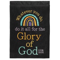 2pk -Flag Whatever You Do Polyester 13x18 - (Pack of 2)
