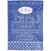 2pk -Flag Applique Good&Faithful Burlap 13x18 - (Pack of 2) 2pk -Flag Applique Good&Faithful Burlap 13x18 - (Pack of 2)
