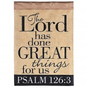 2pk -Flag The Lord Has Done Great Psalm 126:3 - (Pack of 2) 2pk -Flag The Lord Has Done Great Psalm 126:3 - (Pack of 2)