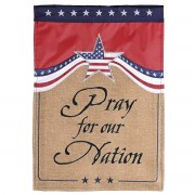 2pk -Flag Pray For Our Nation 13x18 - (Pack of 2) 2pk -Flag Pray For Our Nation 13x18 - (Pack of 2)