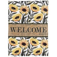 2pk -Flag Welcome Sunflowers 13X18 - (Pack of 2)