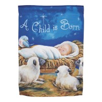 2pk -Flag A Child Is Born 30x44 - (Pack of 2)