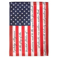 2pk -Flag I Pledge Allegiance Poly 30x44 - (Pack of 2) 2pk -Flag I Pledge Allegiance Poly 30x44 - (Pack of 2)