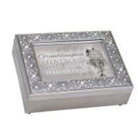MUSIC BOX FILIGREE GRANDDAUGHTER LOVE