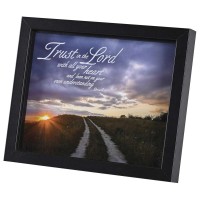 Framed Art Trust In The Lord 10x8 Framed Art Trust In The Lord 10x8