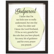 FRMD WALL GODPARENT WD/GLS BLK