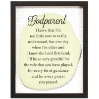 FRMD WALL GODPARENT WD/GLS BLK