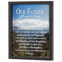 Framed Wall Art Lords Prayer 11x14