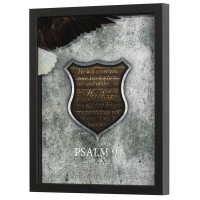 Framed Wall Art Psalm 91 Eagle Black Framed Wall Art Psalm 91 Eagle Black
