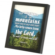 Framed Art Lift My Eyes Ps.121:1-2 8x10 Framed Art Lift My Eyes Ps.121:1-2 8x10