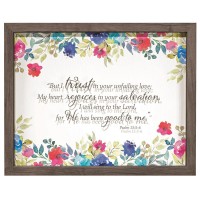 Framed Wall Art I Trust In Your 14x11