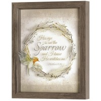 Framed Art His Eye On The Sparrow 8x10