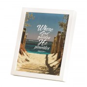 Where God Guides Framed Print