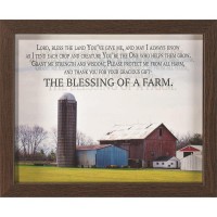 Framed Art Farm Blessings 10x8 Framed Art Farm Blessings 10x8