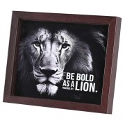 Framed Art Be Bold As A Lion 10x8