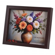 Framed Art Floral With You Always