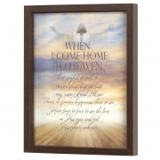 Framed Wall Art When I Come Home To