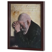 Framed Wall Art Grace Mock Etch 11x14
