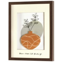 Framed Wall Art Bloom Where God Plants