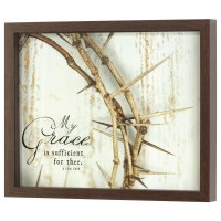 Framed Wall Art My Grace Is Sufficient