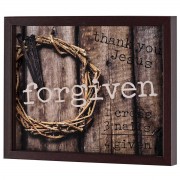 Framed Wall Art Forgiven 14x11