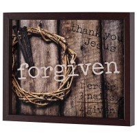 Framed Wall Art Forgiven 14x11