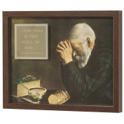 Framed Wall Art Grace Walnut 14x11