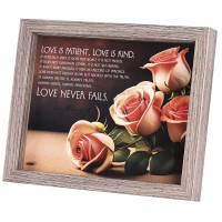 Framed Art Love Never Fails 10x8 Framed Art Love Never Fails 10x8