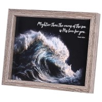 Framed Art Mightier Than The Waves 10x8 Framed Art Mightier Than The Waves 10x8