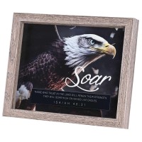 Framed Art Eagle Soar Isiah 40:31 10x8 Framed Art Eagle Soar Isiah 40:31 10x8