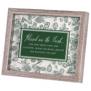 Framed Art Blessed Are The Irish 10x8
