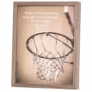 Framed Wall Art Basketball 11x14