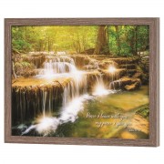 Framed Wall Art Waterfall Peace I Leave