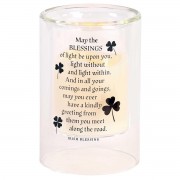 2pk -Candleholder May Blessings Of Light 6In - (Pack of 2)