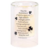 2pk -Candleholder May Blessings Of Light 6In - (Pack of 2)