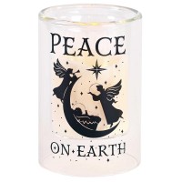 2pk -Candleholder Peace On Earth 6In - (Pack of 2)