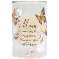 2pk -Candleholder Mom Caring Kind Strong 6in - (Pack of 2)