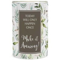 2pk -Candleholder Today Only Happens Once 6in - (Pack of 2)
