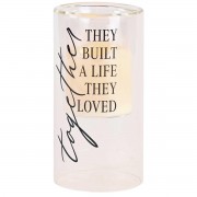 2pk -Candleholder Together They Built A Life - (Pack of 2)