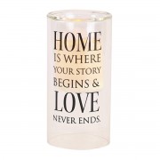 2pk -Candleholder Home Is Where Your 8In - (Pack of 2)