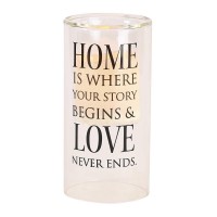 2pk -Candleholder Home Is Where Your 8In - (Pack of 2) 2pk -Candleholder Home Is Where Your 8In - (Pack of 2)