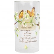 2pk -Candleholder My Dear Friend 8in - (Pack of 2)