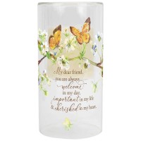 2pk -Candleholder My Dear Friend 8in - (Pack of 2)